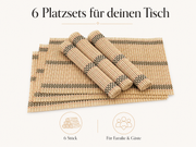 Bambus Tischmatten